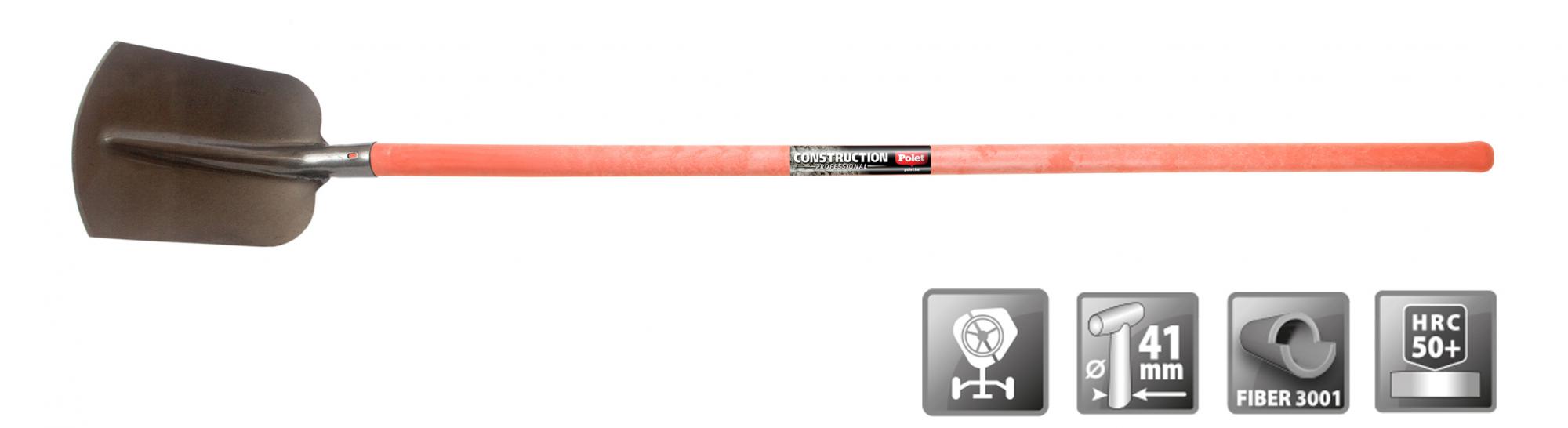 Polet FH110216 Professional Sand Shovel NR00 FIB.3001 1.3M