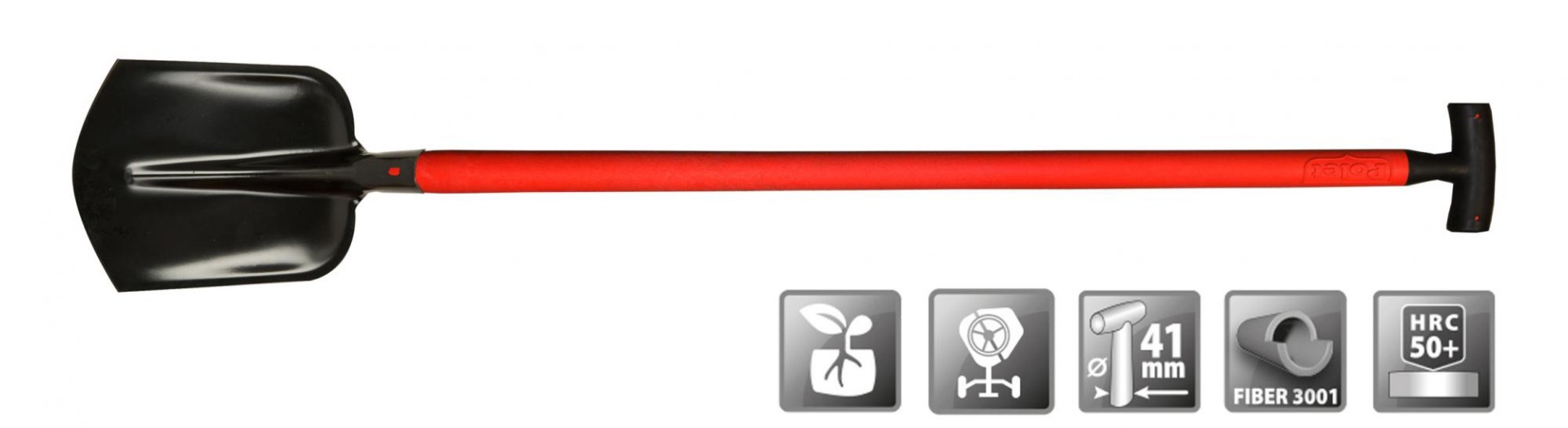Polet FH111116 PROF.BATS DRENTS 000/35 BLACK T-ST 1,1M FIB.3001
