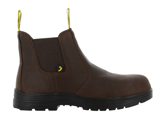 Safety Jogger JACKMAN Comfortable chelsea boot dark brown