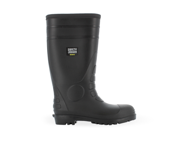 Safety Jogger HERCULES High perforation-resistant PVC safety boot black