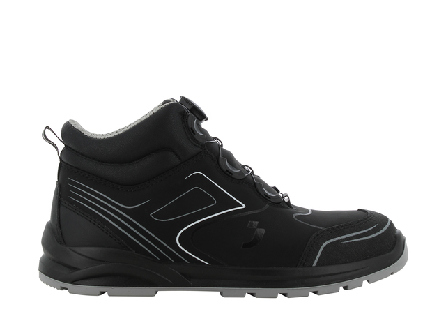 Safety Jogger CADORS3MTL Sporty semi-high S3 ESD safety shoe with twist closure system black