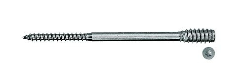 Fischer 59062 Spacer screw ASL 6 x 100 electrolytically zinc plated steel 100 pieces