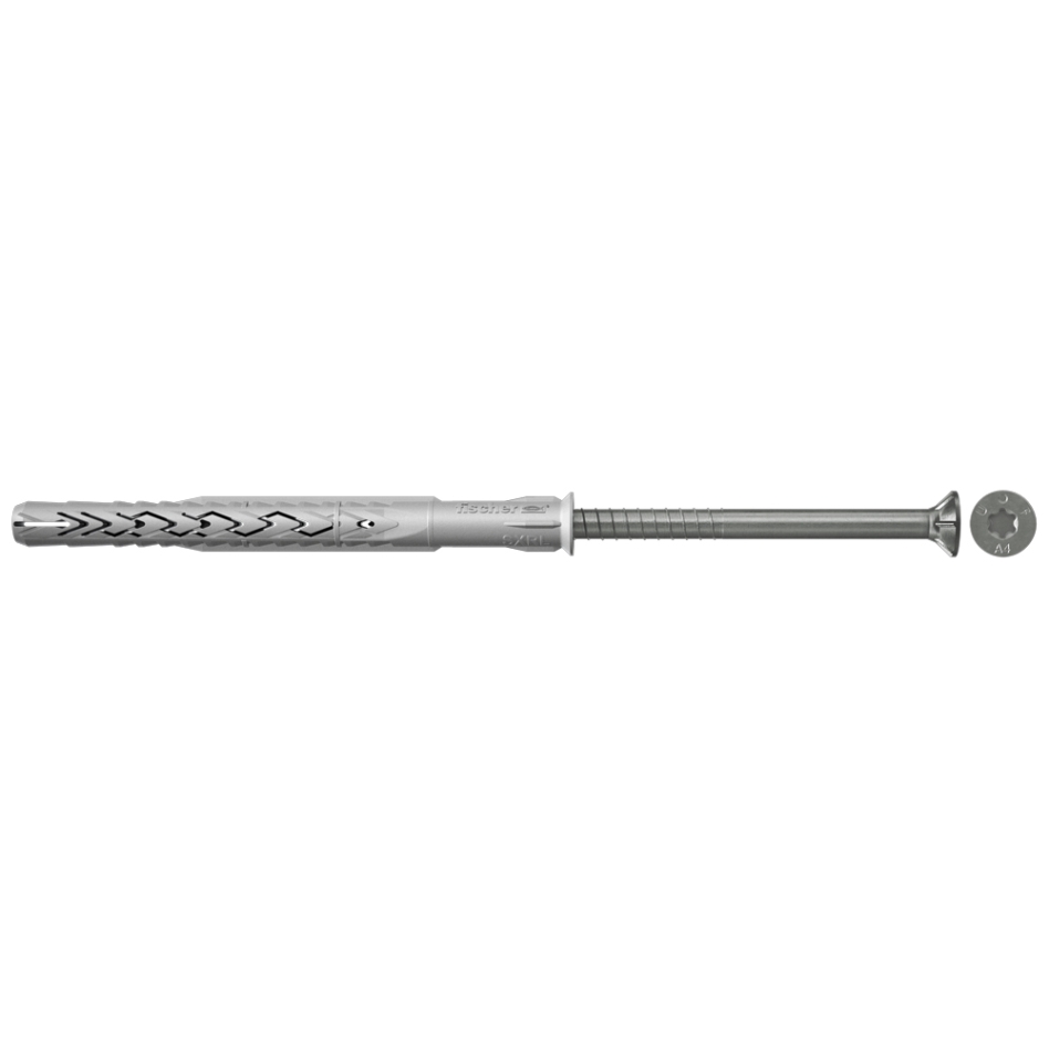 Fischer 522711 Frame/Construction plug SXRL 10 x 120 T stainless steel A4 50 pieces