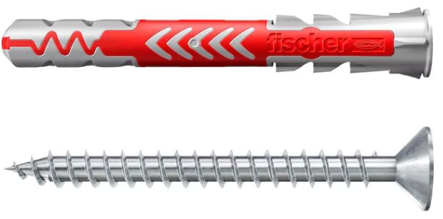 Fischer 538256 DuoPower plug 8x65 with screw 25 pieces