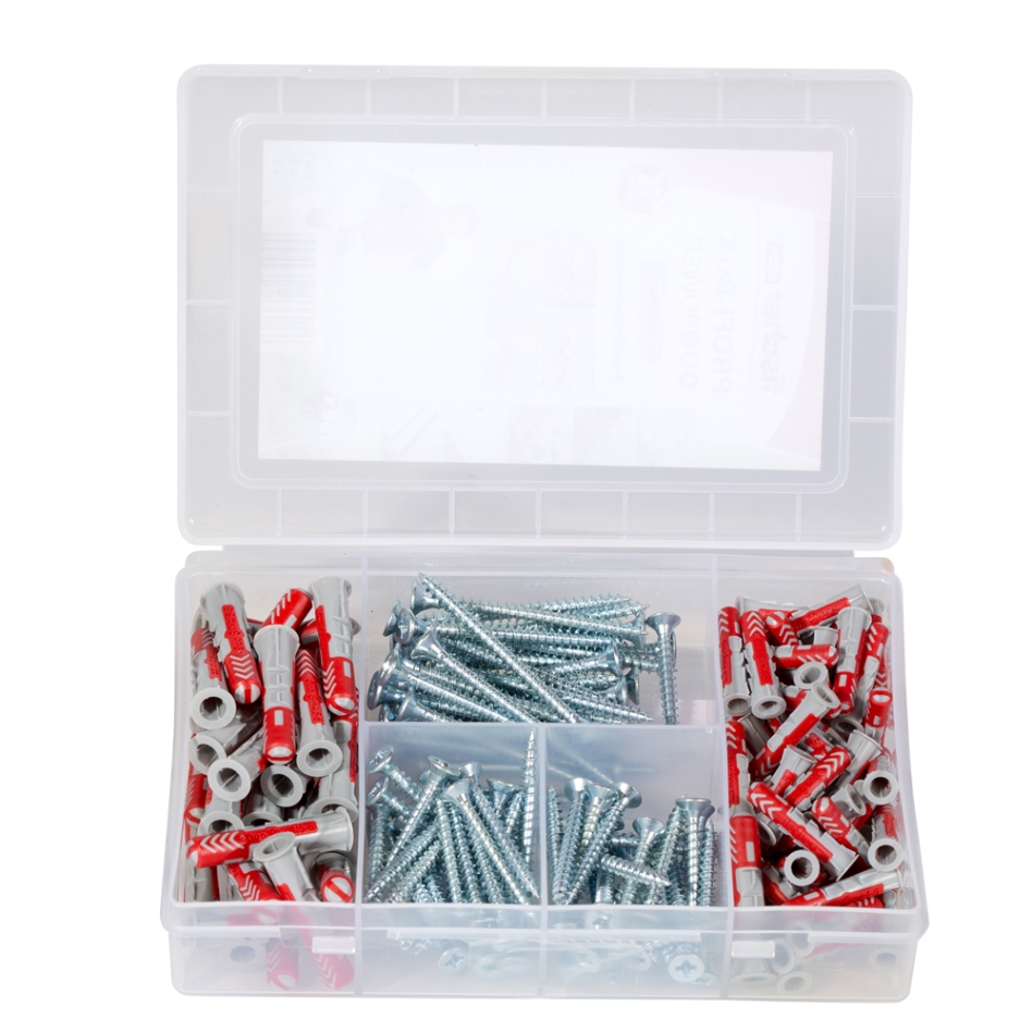 Fischer 538622 Meister box DUOPOWER + screw 80 pieces