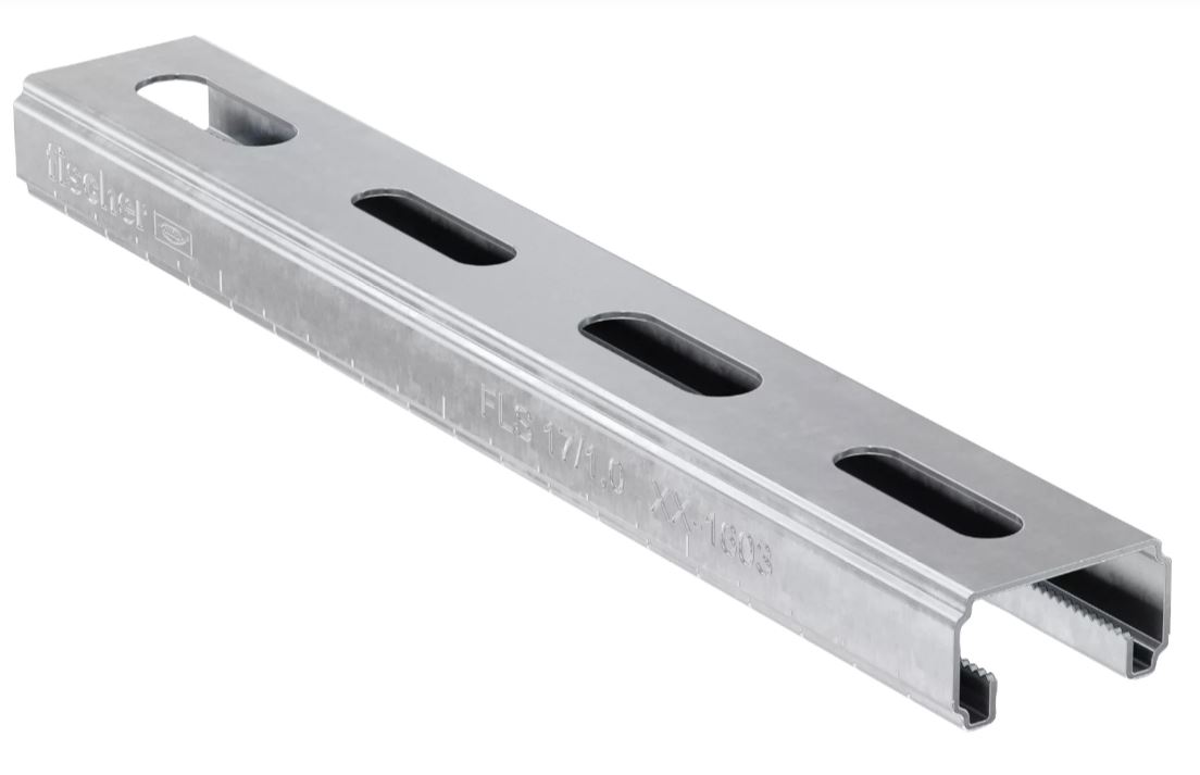 Fischer 572540 Mounting rail FLS 17/1,0 - 3 m