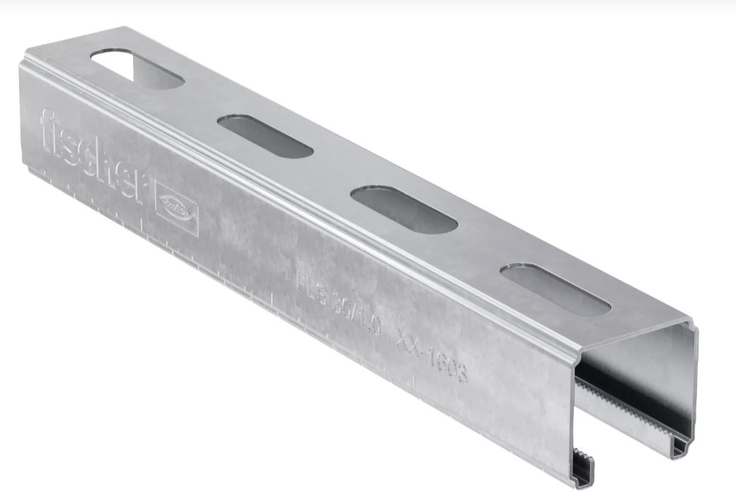 Fischer 572543 Mounting rail FLS 37/1.2 - 2 m