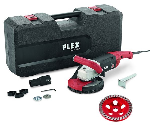 Flex-tools 418765 LD 18-7 150 R set, Turbo-JET concrete shear machine 150 mm 1800W