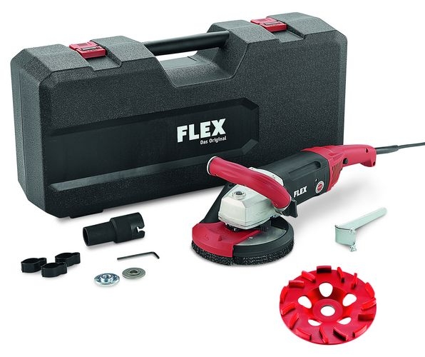 Flex-tools 418781 LD 18-7 150 R KIT, E-JET Concrete sander 150 mm 1800W