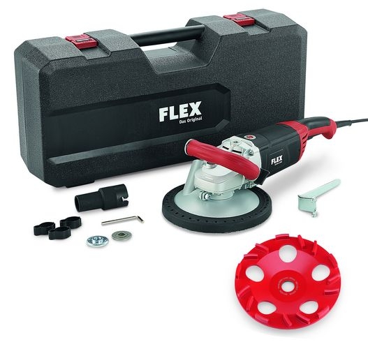 Flex-tools 418862 LD 24-6 180, Kit screed jet concrete sander 180mm