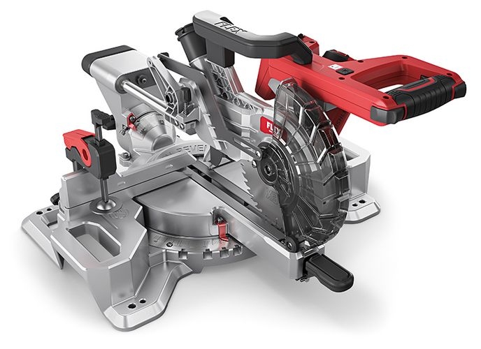 Flex-tools 500631 SMS 190 18.0-EC Cordless mitre saw 190 mm 18V excl. batteries and charger