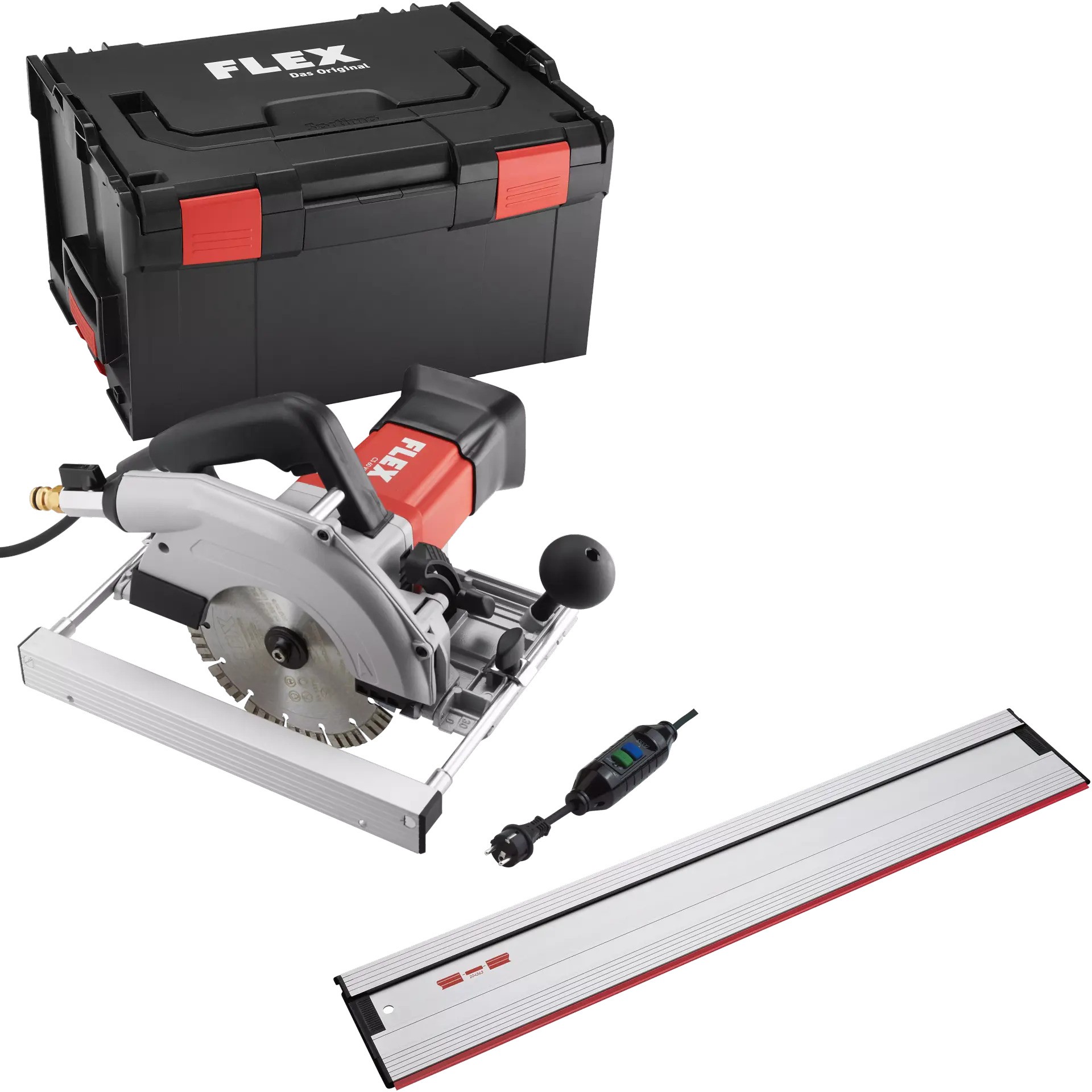 Flex-tools 531029 CS60 WET Circular saw for tiles and natural stone 60 mm + 1 guide rail GRS 160