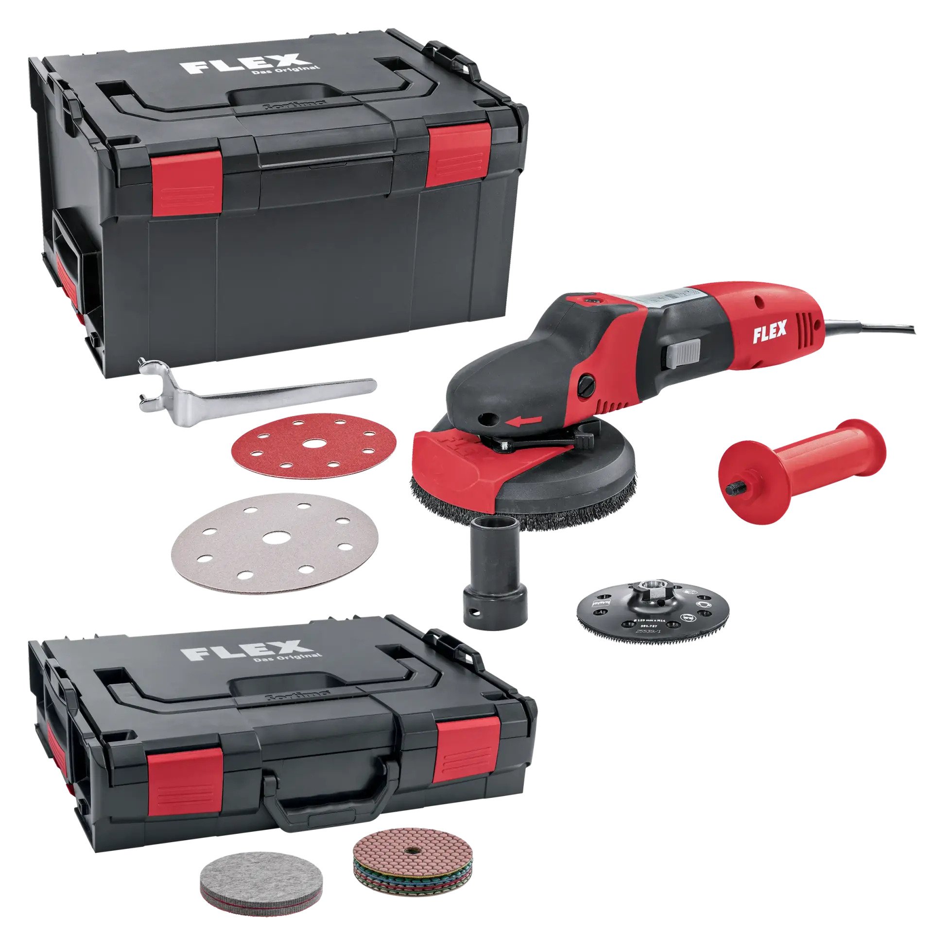 Flex-tools 532025 Supraflex SE 14-2 125 Set Multi Sander + Stone Set