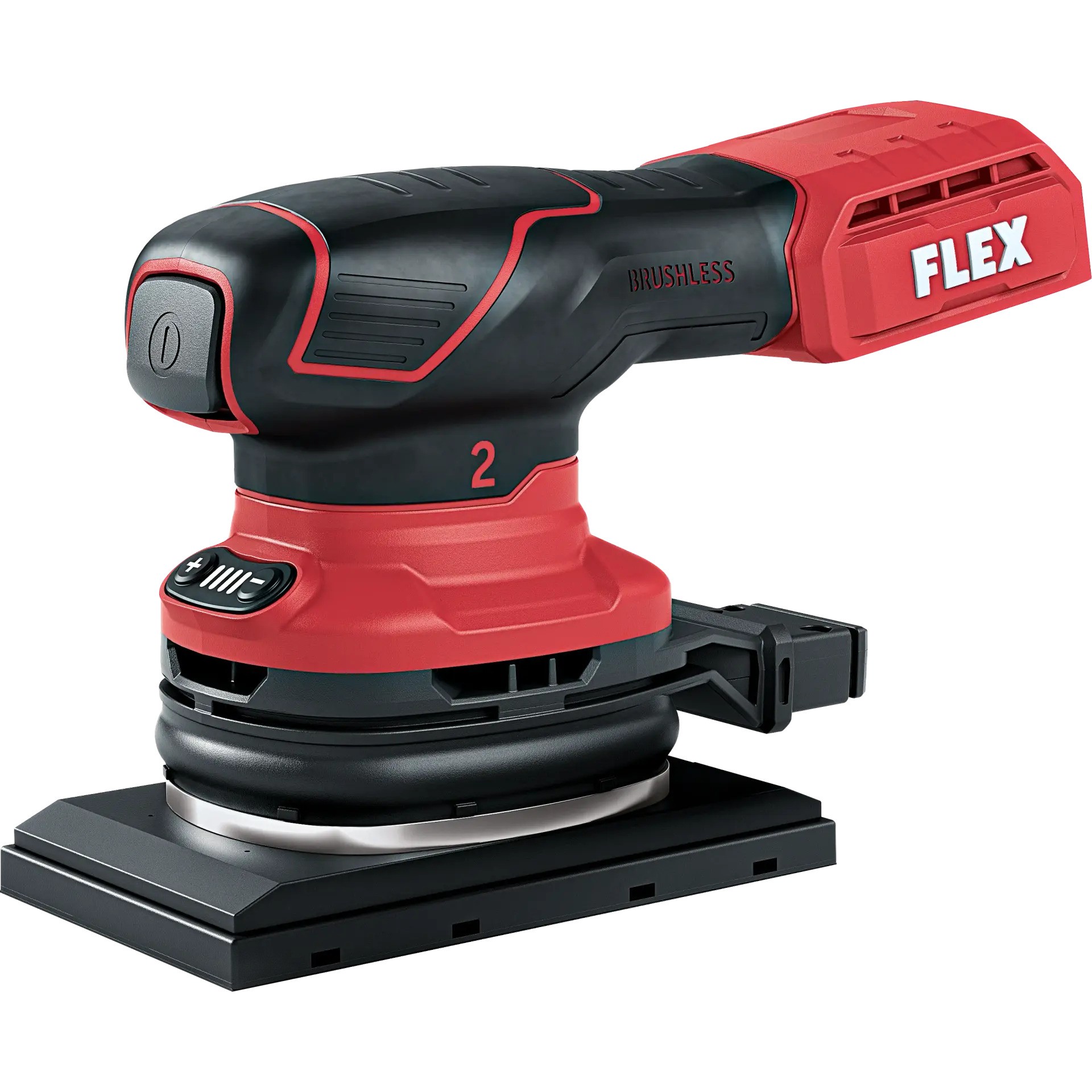 Flex-tools 532084 OSE 2-80 18-EC Vlakschuurmachine 80x130 met toerentalregeling 18V excl. accu's en lader