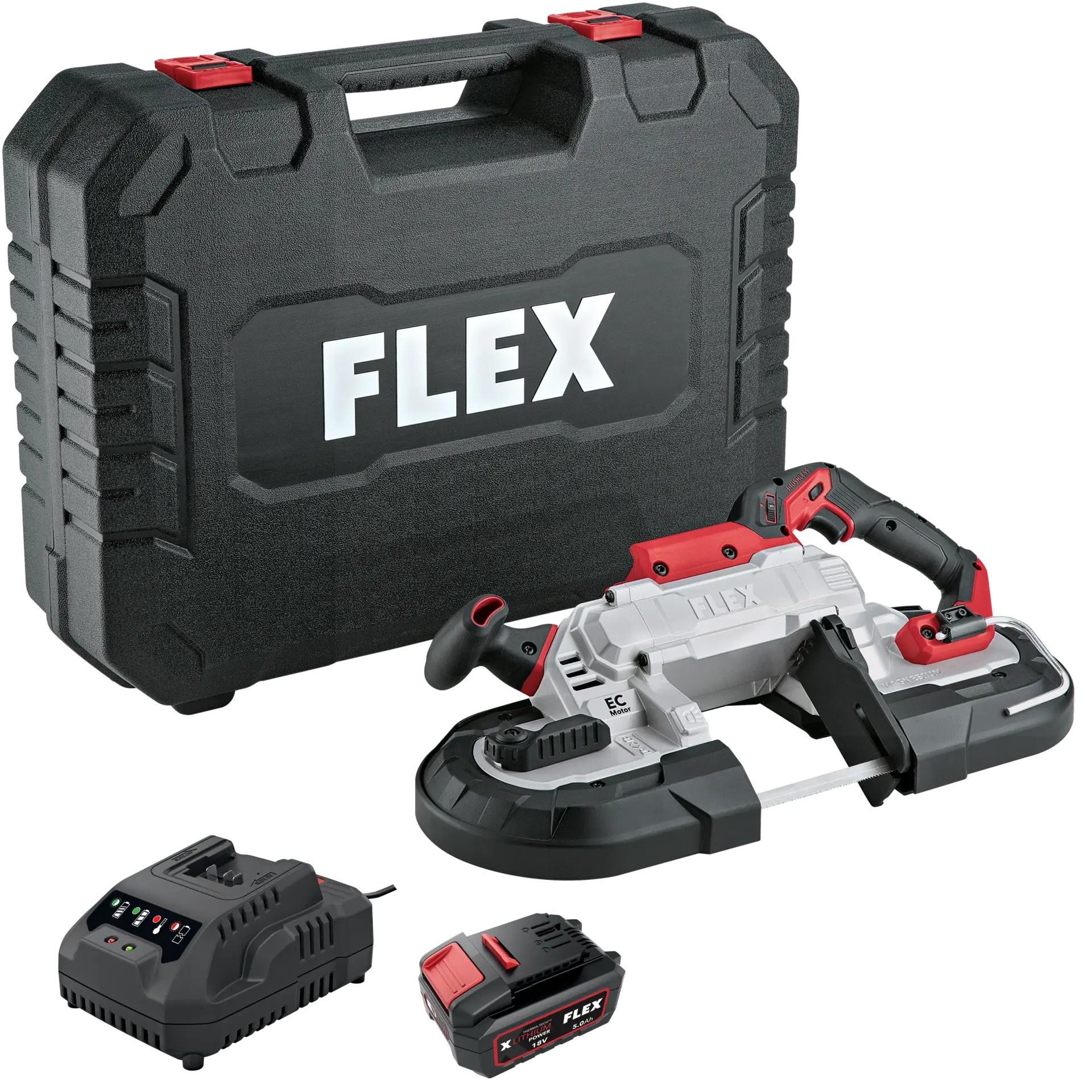 Flex-tools 534517 SBE 127 18-EC Accu Band Saw 18V 1 x battery 18V 2.5Ah + charger