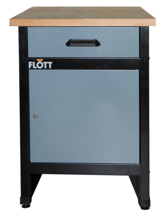Flott 250208 Machine cabinet with door and drawer