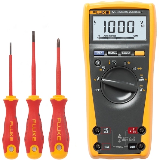 Fluke 5133975 Fluke IB179L-EGFID Digital True-RMS multimeter + ISLS3 + ISLS5 + IPHS2