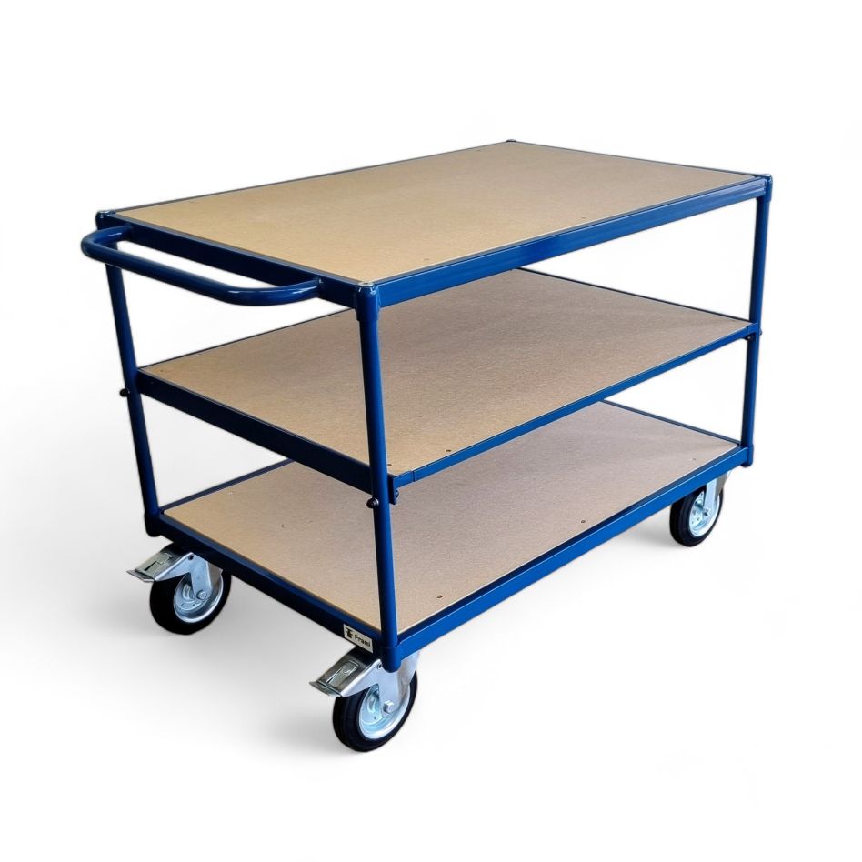 FRAMI 201.086 Table top cart 1200 x 800 mm with 3 shelves