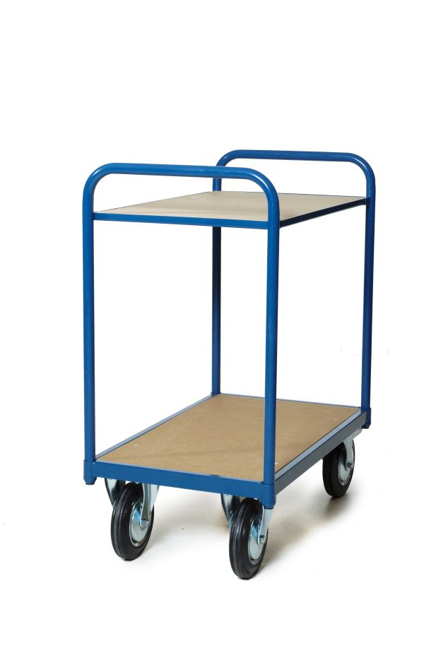 FRAMI 202.002 Table top cart 850 x 500 mm with 2 shelves