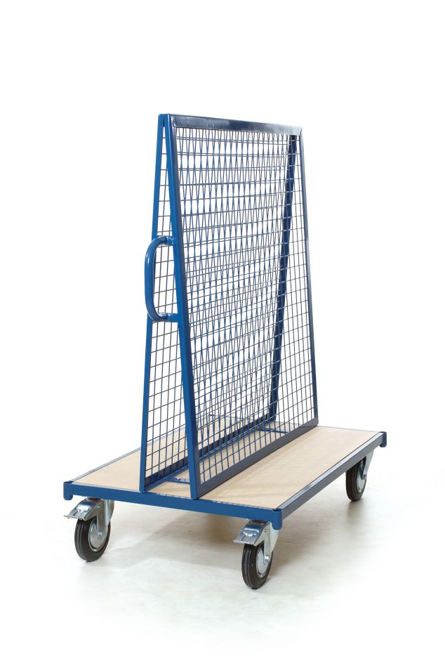 FRAMI 201.066 Double-sided material trolley with mesh walls