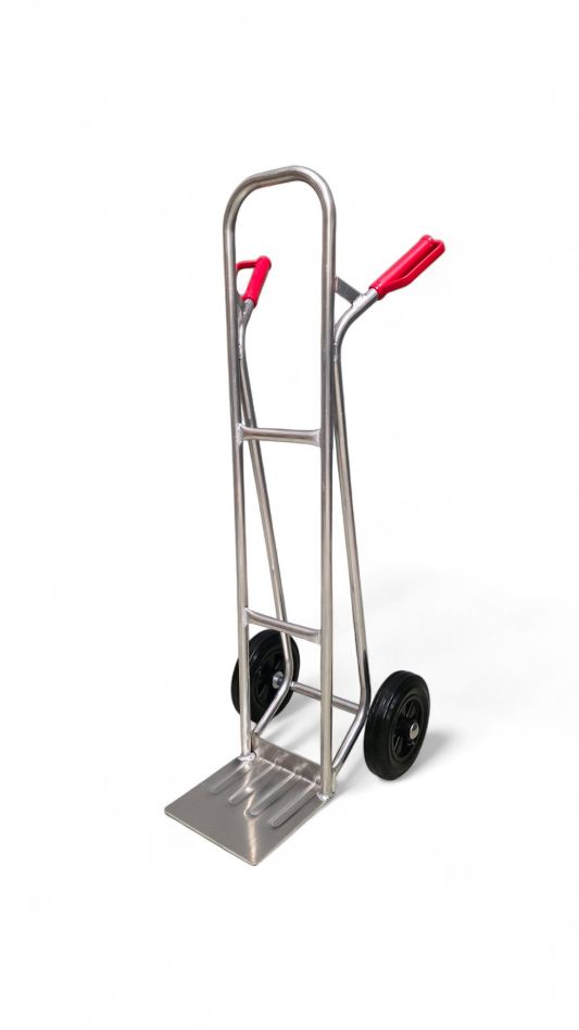 FRAMI 208.011-M Aluminum crate trolley 150 kg load capacity on solid rubber wheels