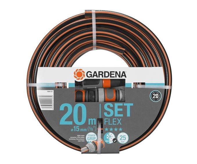 Gardena 18044-26 Comfort FLEX hose Set 15 mm 20 m.
