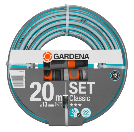 Gardena 18004-20 Classic Hose Set 13 mm (1/2") 20 m.