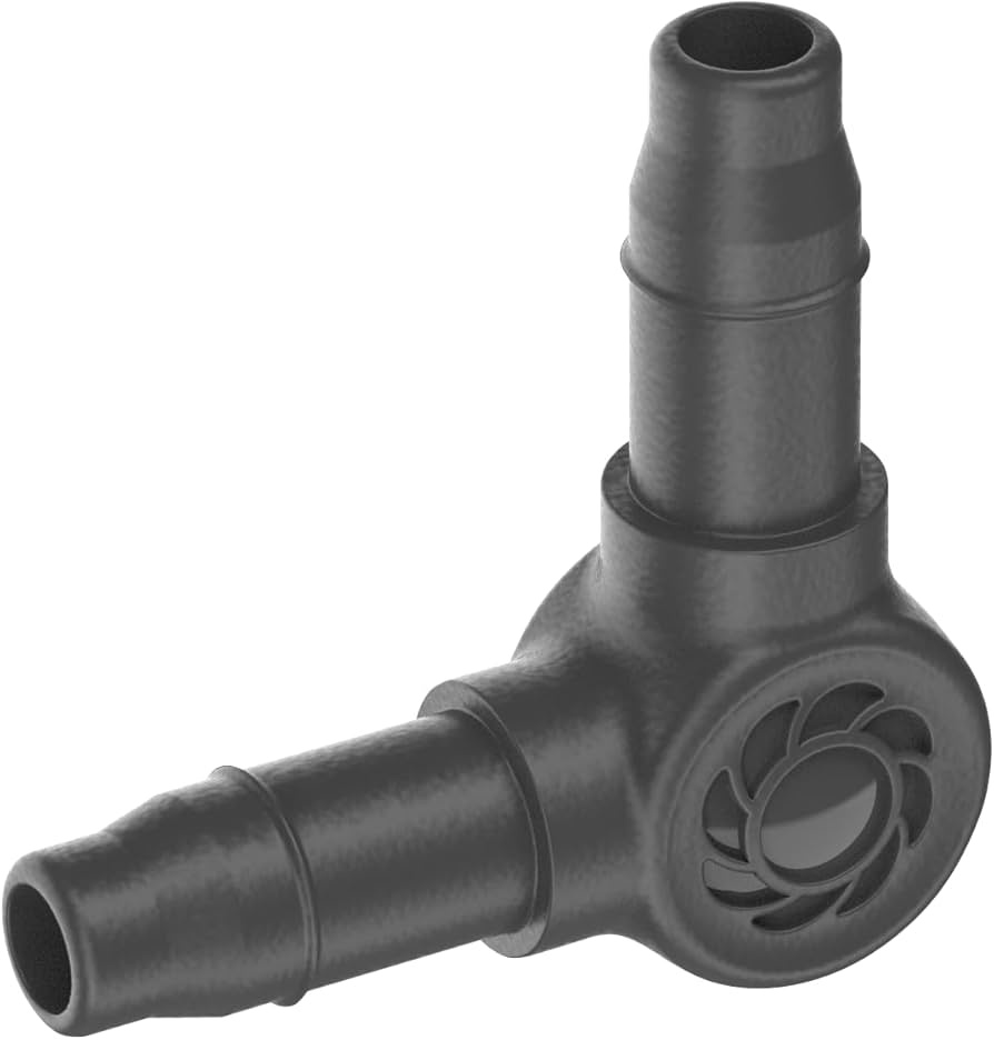 Gardena 13212-20 L-piece 4.6mm 3/16" 10PC