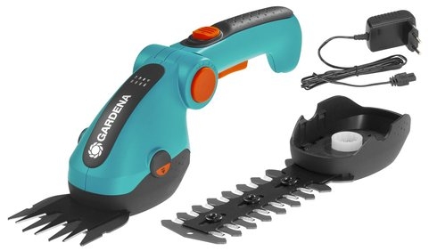Gardena 09888-20 Set Accu Grass Shears 3.6 Volt ComfortCut Li including boxwood blade