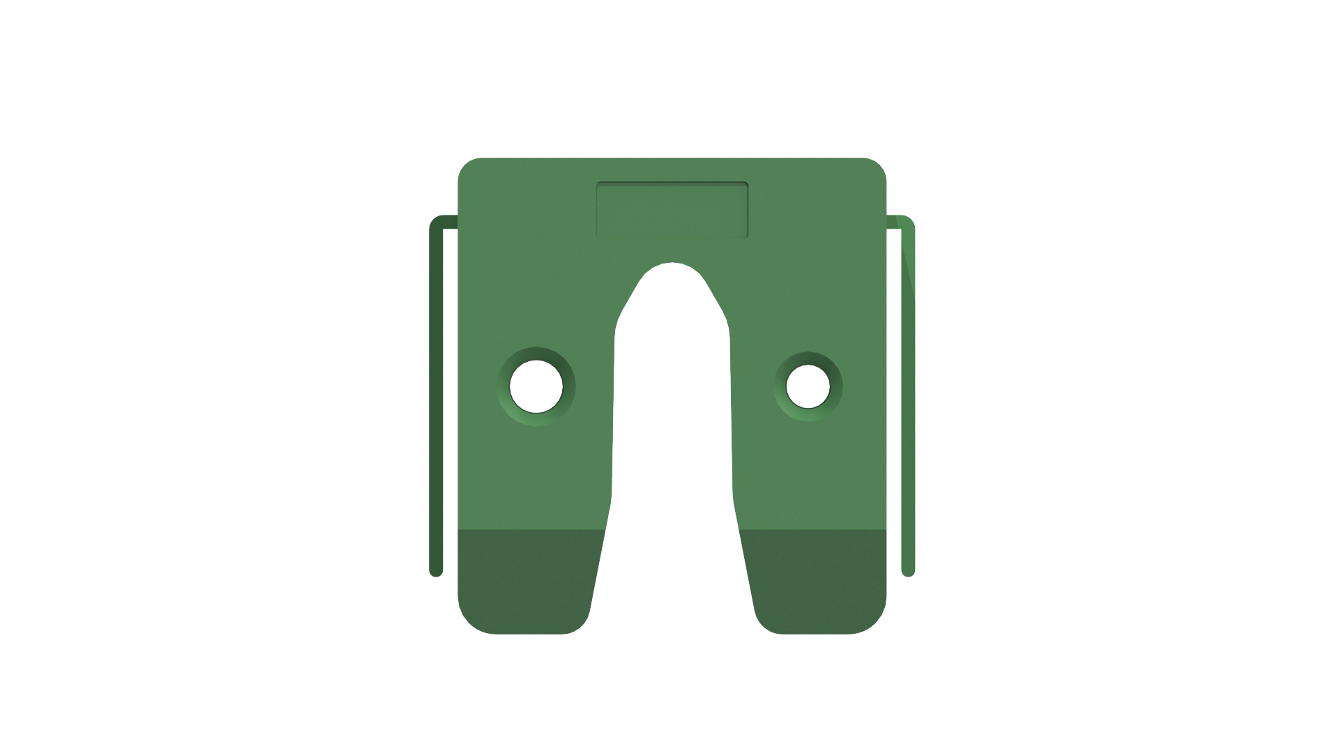 GB 34510.B006 Filler plate with adjustable feet green 10 mm 78 pieces