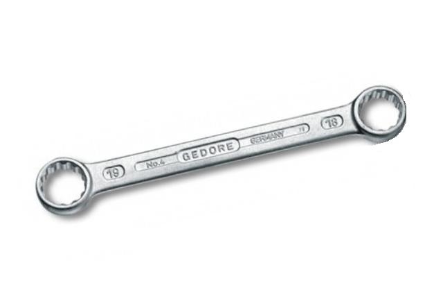 Gedore 6054330 4 13x17 Ring spanner flat UD Profile 13x17 mm