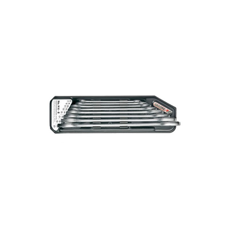 Gedore 6079400 H 6-8 Socket spanner set with holder 8 pcs 6-22 mm