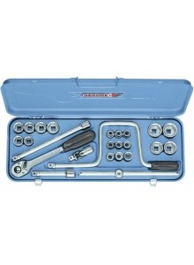 Gedore 6151880 19 TMU-10 Socket set 1/2 Metric 25 pcs 10-32 mm