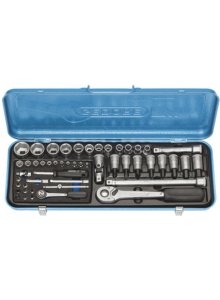 Gedore 6157490 19 V20U-10 Socket set 1/4 1/2" Metric 50 pcs 4-30 mm