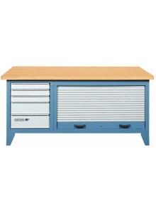 Gedore 6618050 B 1500 L Workbench with metal louver