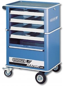 Gedore 6627550 1580 Tool trolley with 4 drawers