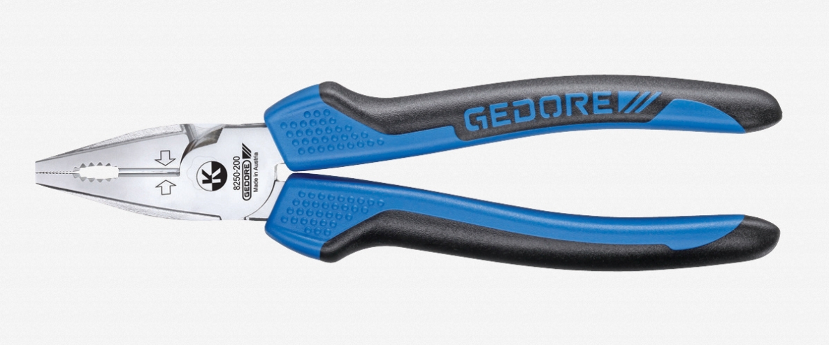 Gedore 6707070 8250-180 JC Combination pliers POWER 180 mm