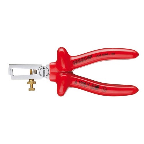 Gedore 6708980 VDE 8098-160 VDE wire stripping plier with cap insulation 160 mm