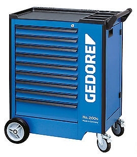 Gedore 1640704 2004 0810 Tool trolley with 9 drawers