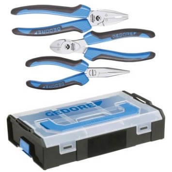 Gedore 1692305 1102-003 Pliers set in L-Boxx 3-piece