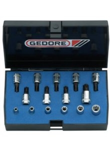 Gedore 1815628 ITX 20 TX-015 Socket head screwdriver set 1/4" 15 pcs TORX