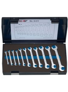 Gedore 1879146 8-011 Open End spanner Set 11 pcs 4.5-13 mm