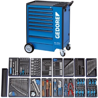 Gedore 2657708 1500 ES 02 2004 0620 Tool trolley 207-piece