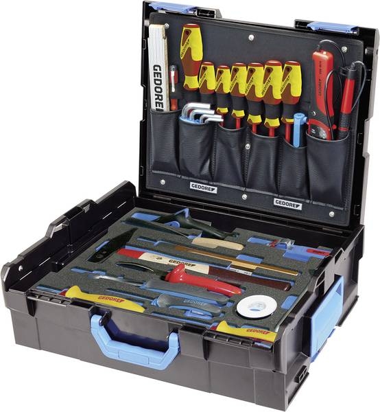 Gedore 2658208 1100-02 Tools assortment for electricians in L-Boxx 36-Piece