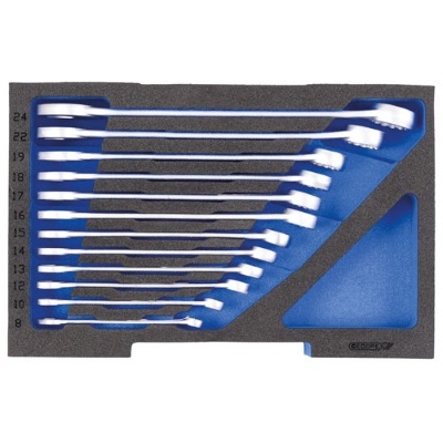 Gedore 2835908 1100 CT1-7 Wrench set inlay for L-Boxx 136, 12-piece