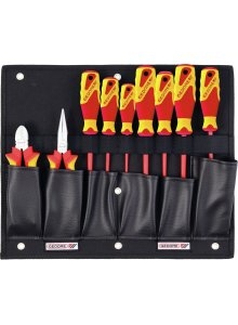 Gedore 2836203 1100 W-002 VDE Tool Board with VDE pliers/screwdriver set 9 pcs.