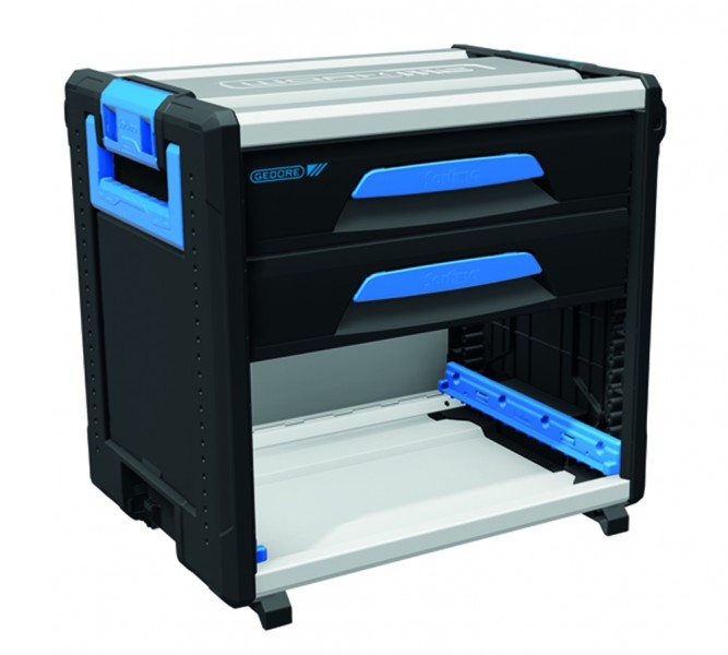 Gedore 2954354 1110 WM 321 Modular tool box WorkMo B3 - 2 drawers H6 box for L-Boxx S-Boxx