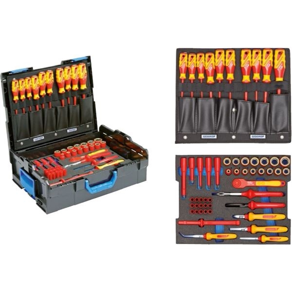 Gedore 2979063 1100-1094 VDE Tools assortment Hybrid in L-Boxx 53-Piece