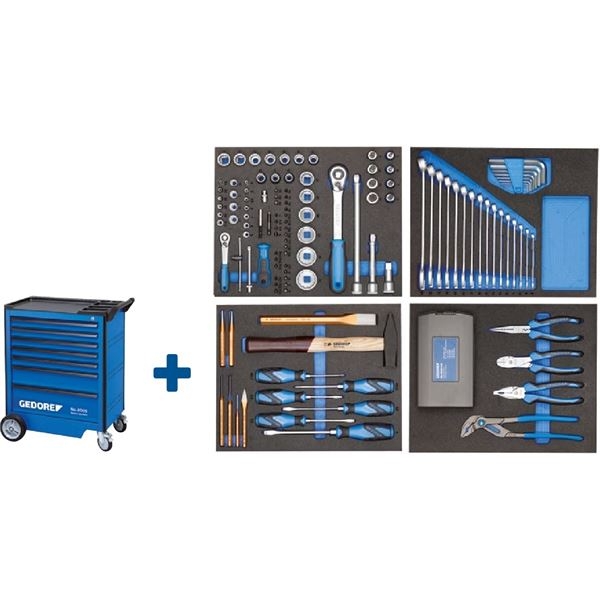 Gedore 2980282 2005 TS 147 Tool Cart 147-Piece