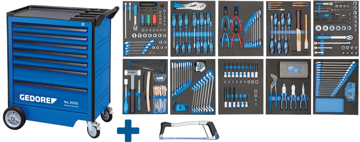 Gedore 2980304 2005-TS-308 Tool trolley 308-piece